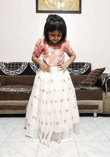 NEW LAUNCING KIDS GOWN Georgette Best wholesale clothing suppliers India